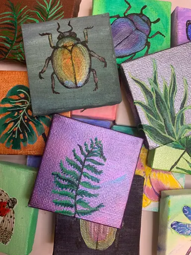 Bugs and Plants Mini Canvas Show!🐞🌱 