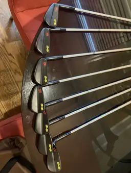 Custom Black Finish Snake Eyes 600B Forged Blades + GW & LW