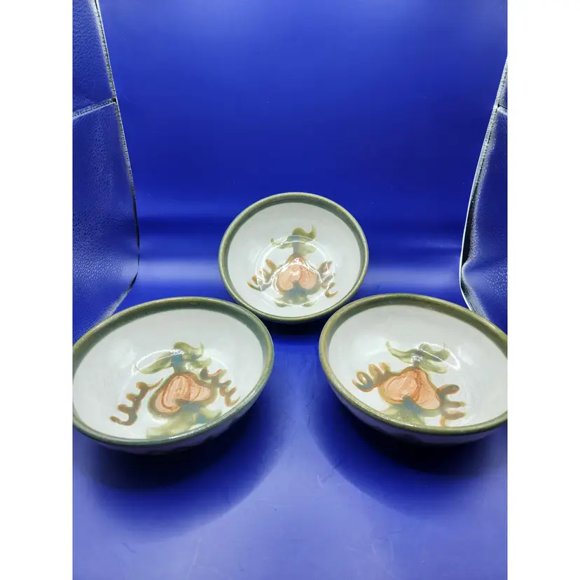 Louisville Stoneware Co. Harvest Pear Bowls - Set of 3