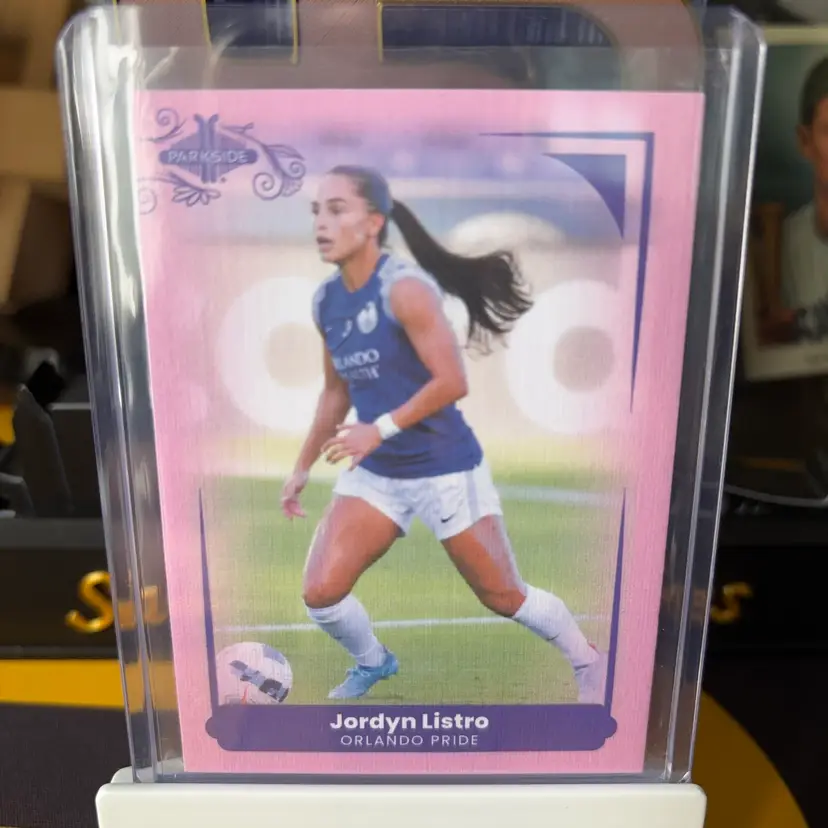 Jordyn Listro, #26, Orlando Pride, 2022 Parkside NWSL Paramount - Ruby, 100/225, Soccer Card