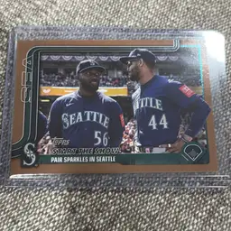2025 Topps Update Seattle Mariners Julio Rodriguez Randy Arozarena Gold /2025