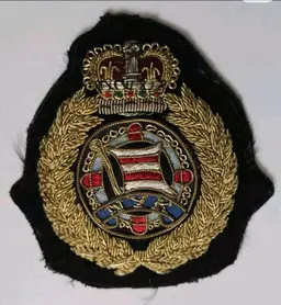 Rare Antique NYK Line Shipping Company Patch Japanese Ship