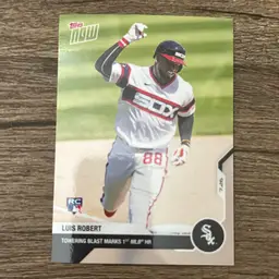 Luis Robert RC 2020 Topps Now #20 Chicago White Sox