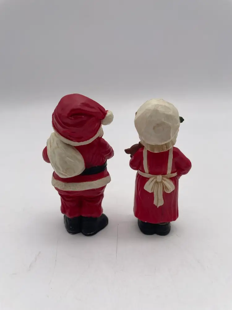 Vintage Santa & Mrs. Claus Ornaments