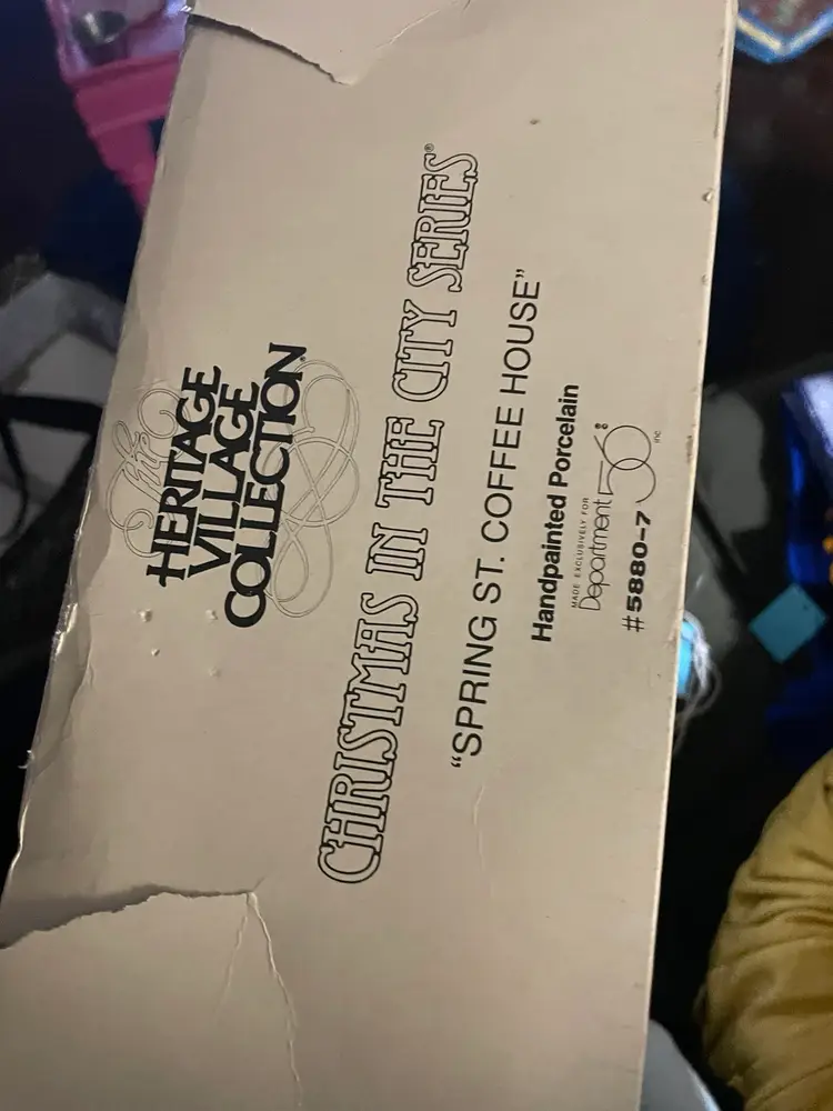 Department 56 spring st coffee house