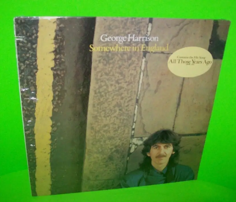 George Harrison Somewhere In England Vinyl LP Record Album Hype Sticker Sealed