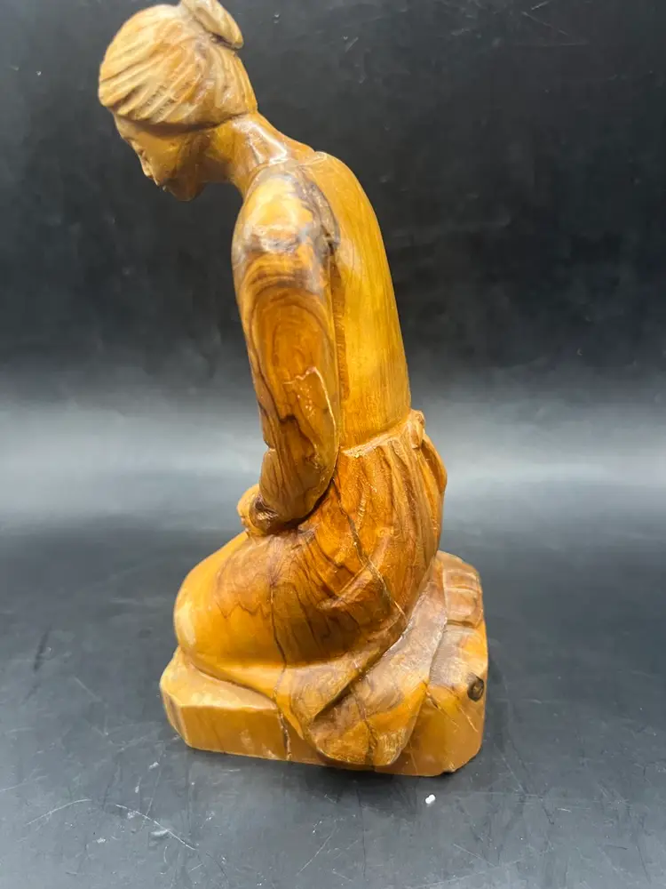 Carved Praying Woman