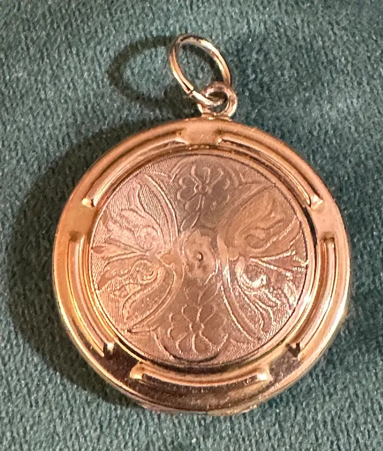 Bliss Bros Co 10k Gold Filled Etched Locket