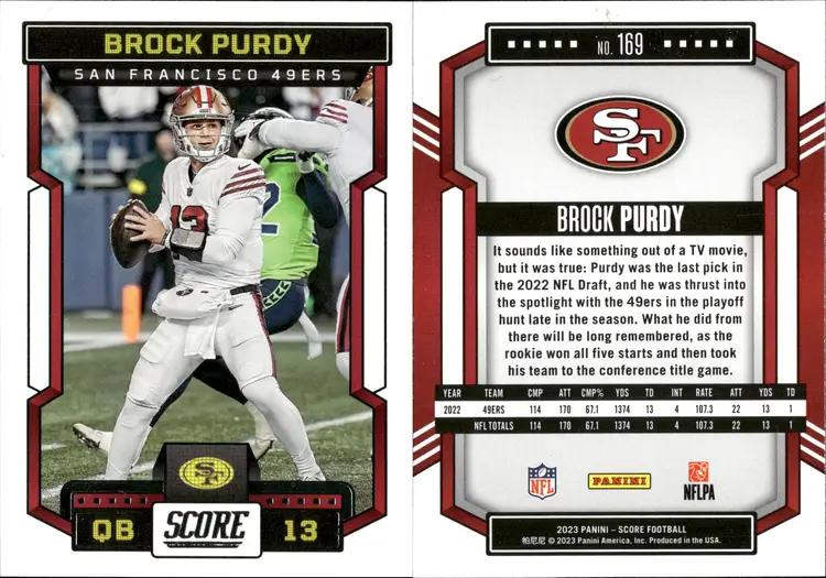 Purdy/ McCaffrey/ Kittle Lot of 24 Football Cards San Francisco 49ers  CC18