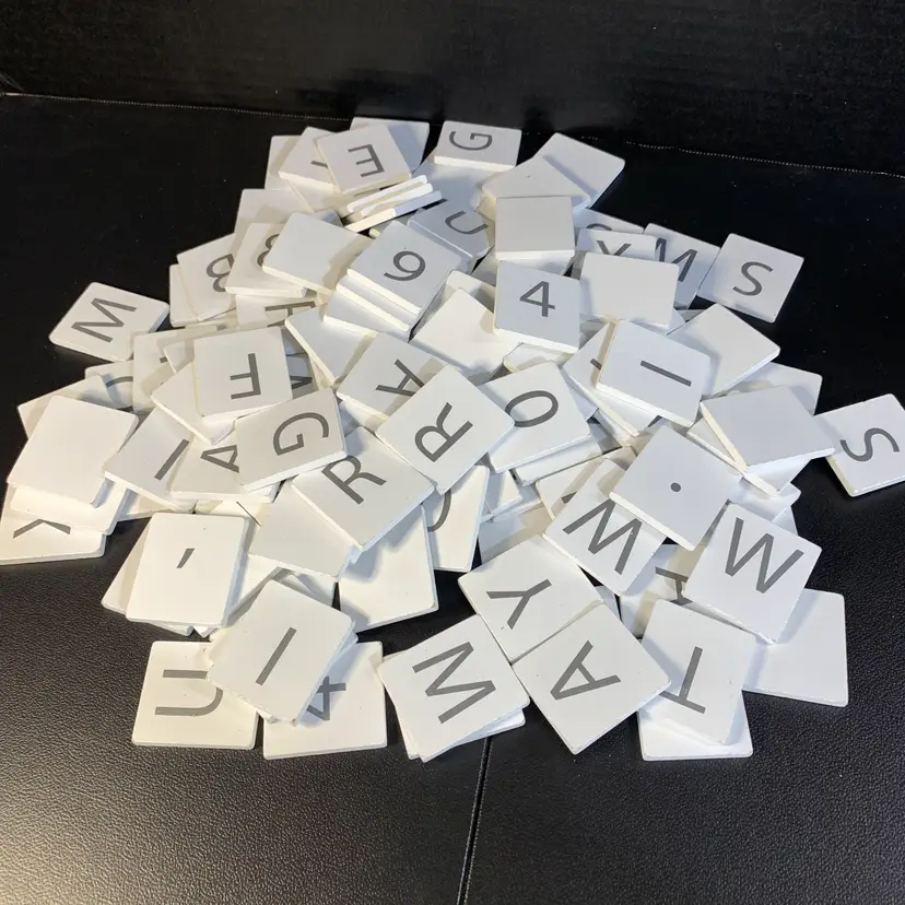 128-Wood Painted Tiles