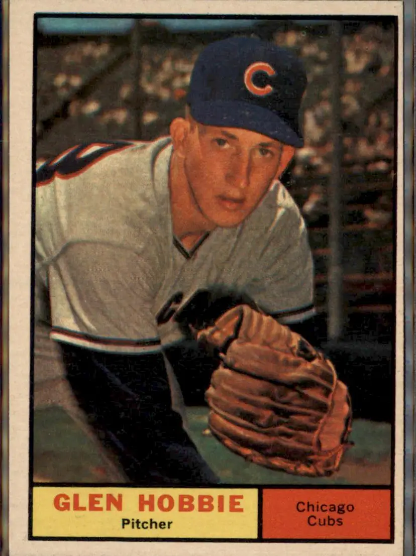 1961 Topps #264 Glen Hobbie - ( ) - Chicago Cubs