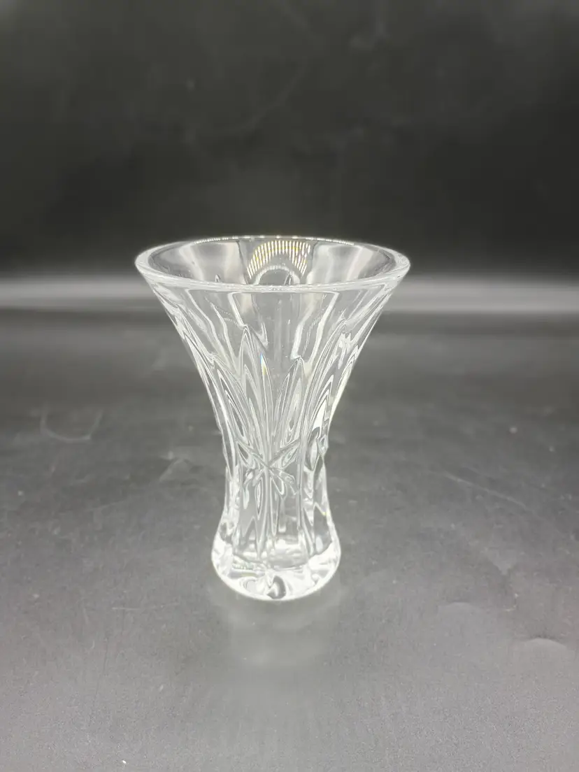 Waterford Crystal Kilrane Pattern 4.5" Bud Vase Ireland Retired Old Mark