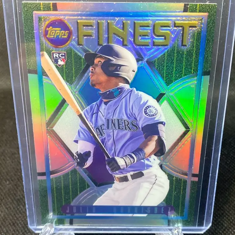 Julio Rodriguez 2022 Topps Finest Flashback Refractor Seattle Mariners