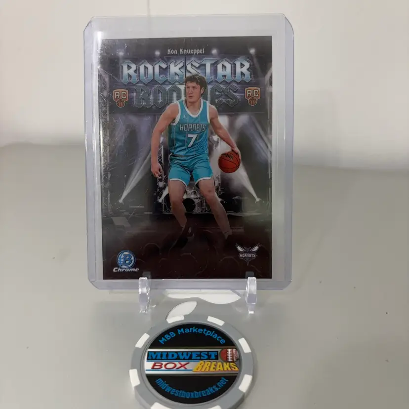 Kon Knueppel - 2025-26 Bowman Chrome Rockstar Rookies - Charlotte Hornets