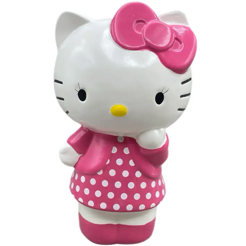 Retro Hello Kitty Sanrio Bank Pink Bow 
Vintage Ceramic