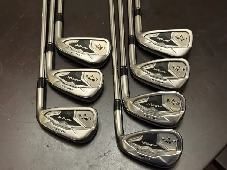 Callaway Apex Forged Iron Set 4-PW, Elevate 95g Regular Flex, Midsize Align Grip