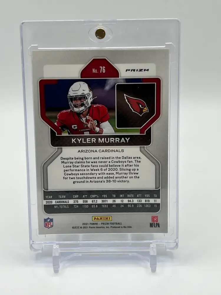 Kyler Murray SSP Red and Black Checkerboard 2021 Panini Prizm Football Arizona Cardinals