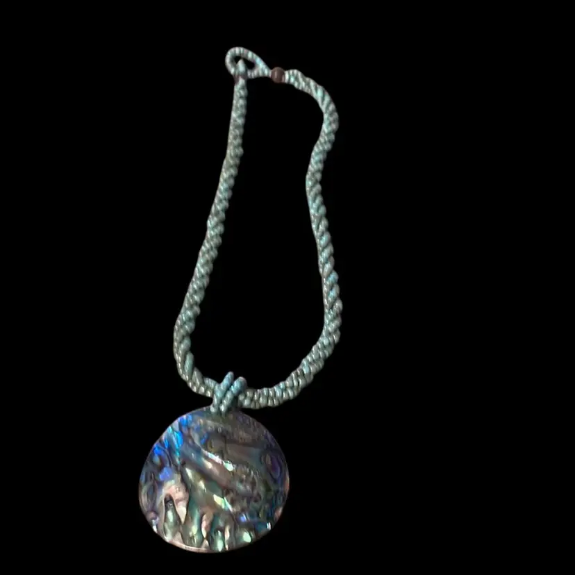 Abalone Shell On Seadbead Chain