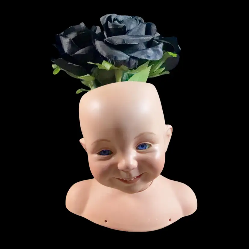 Diana Effner Porcelain Doll Head & Shoulders 7”