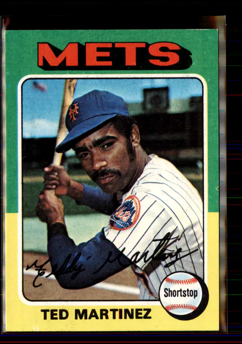 Ted Martinez 1975 Topps #637 - New York Mets - (pk2-28)