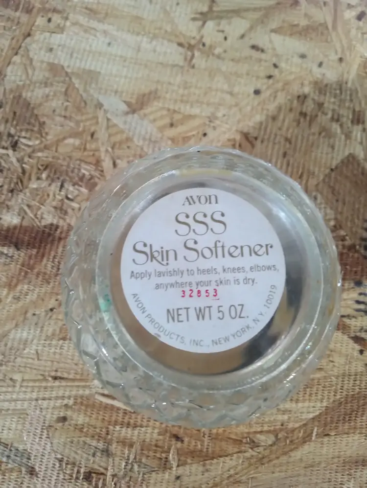 Vintage Glass Trinket Jar With Ornate Brass-Tone Lid