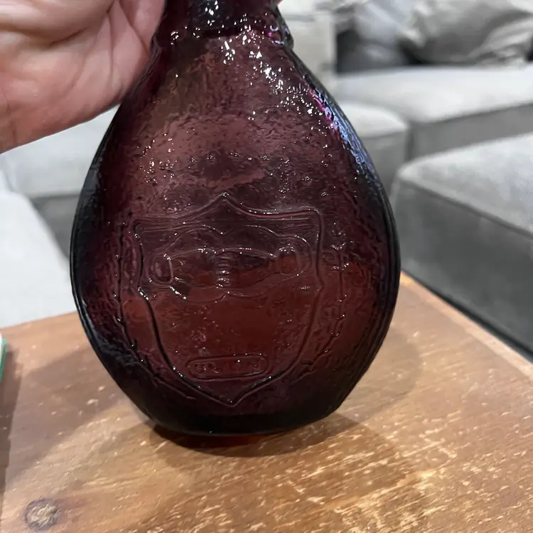 019 vintage Wheaton purple glass Union decanter