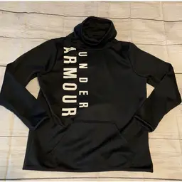 Under Armour Storm Womens Size Large Fleece Sweatshirt Graphic Logo Top 1316829