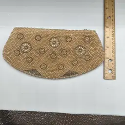 Vtg Elegant Beaded Clutch