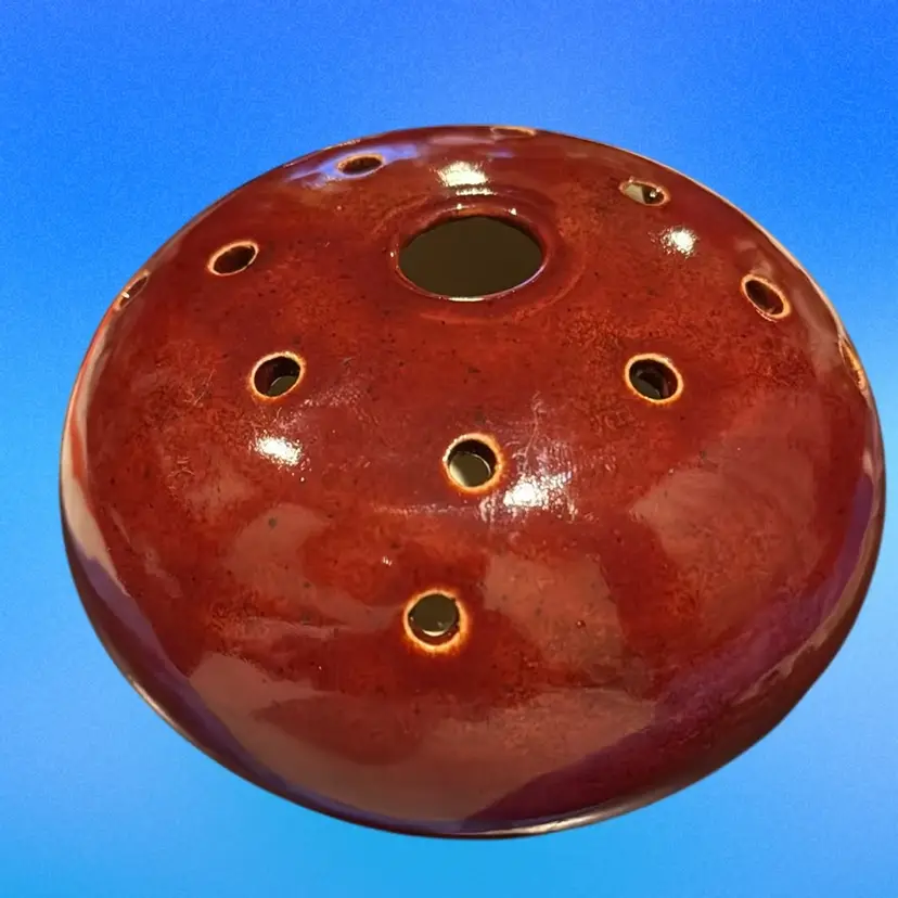 Posey Pot Vase 1- Center Hole 12- Smaller Holes- Signed Wendy Anderson Pottery