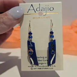 NWT Adajio by Sienna Sky blue earrings