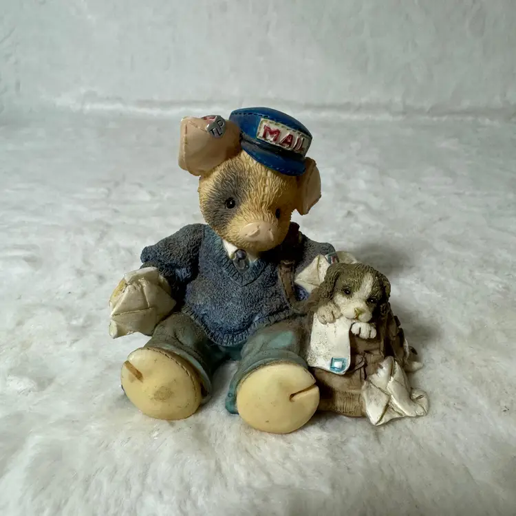 Enesco This Little Piggy figurine pig Porkmaster General 1995 vintage TLP