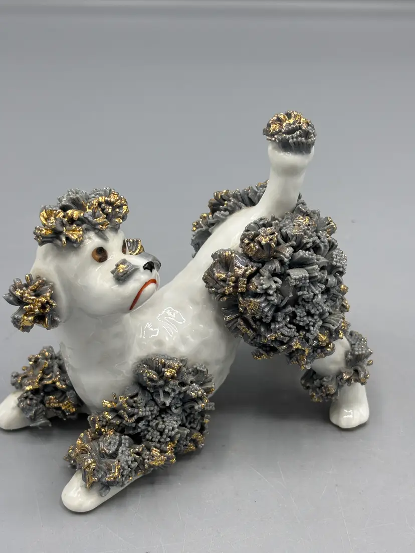 Vintage Spaghetti Poodle dog figure