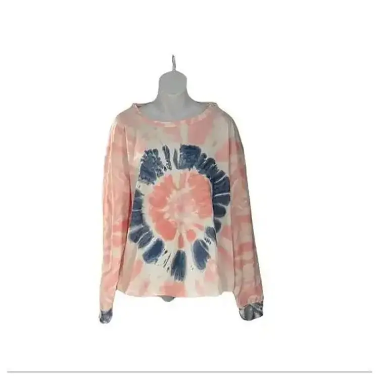 🔴 3 for $15 EUC Long Sleeve Tie Dye Top - Large