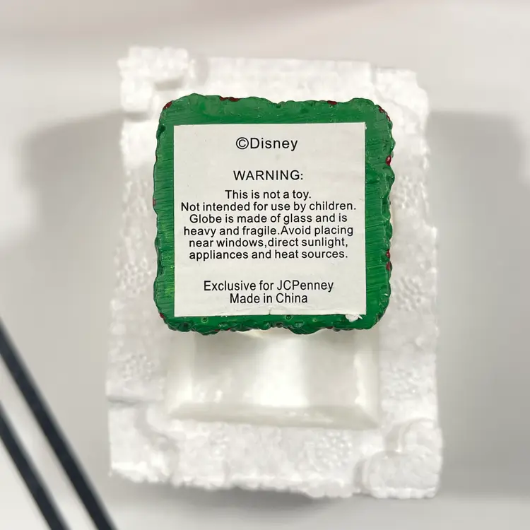 Mickey Mouse Snow Globe 2.5" Disney Joy of Giving JCPenney 2010 Christmas