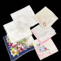 Vintage Handkerchiefs-Choose 2