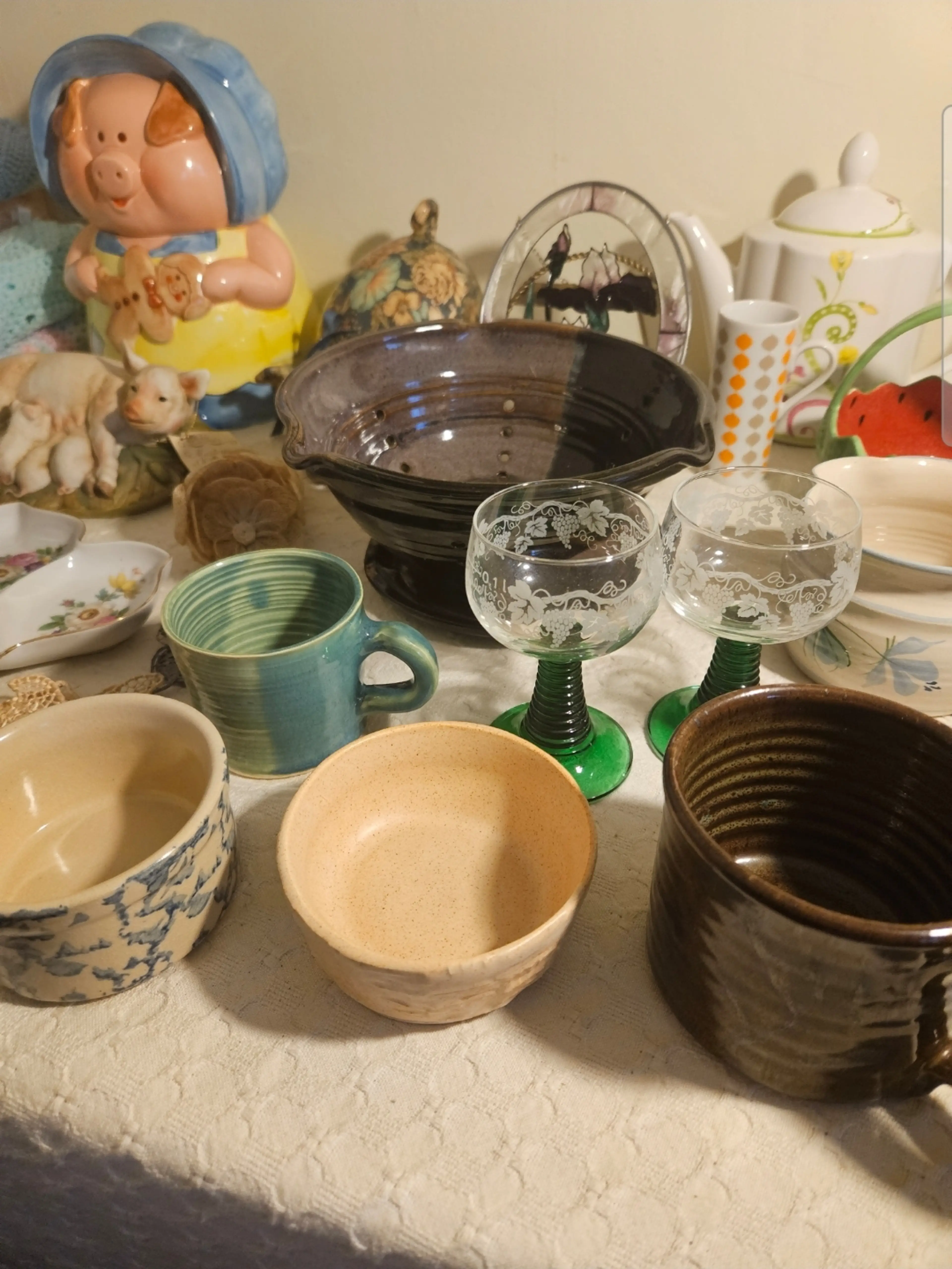 Vintage Variety, Pottery, Baby Afghans 