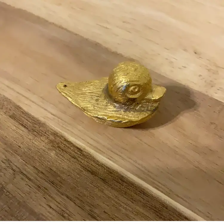 Gold Metal Duck Trinket