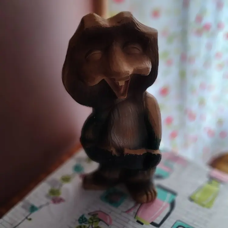 Vintage "Pepper Troll" Plastic Blow Mold | Gnome or Troll Garden Ornament - Bring Fantasy to Your Flowers! | Design by Don Featherstone | 1966 Union Products Made in USA