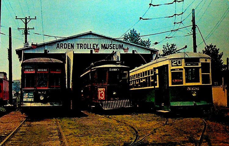 Arden Trolley Museum Washington County Pennsylvania Unused Postcard