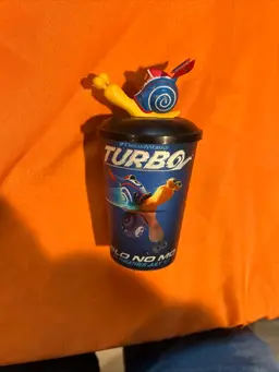 Turbo Movie 16oz Cup And Topper