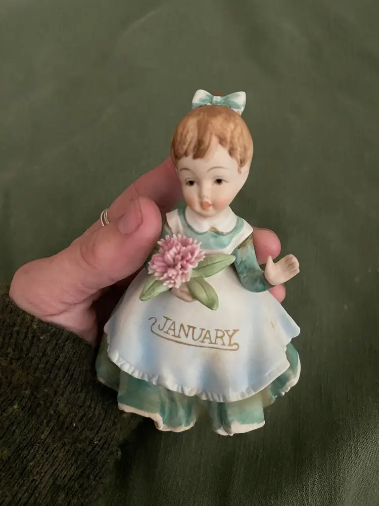 Vintage Lefton January Girl