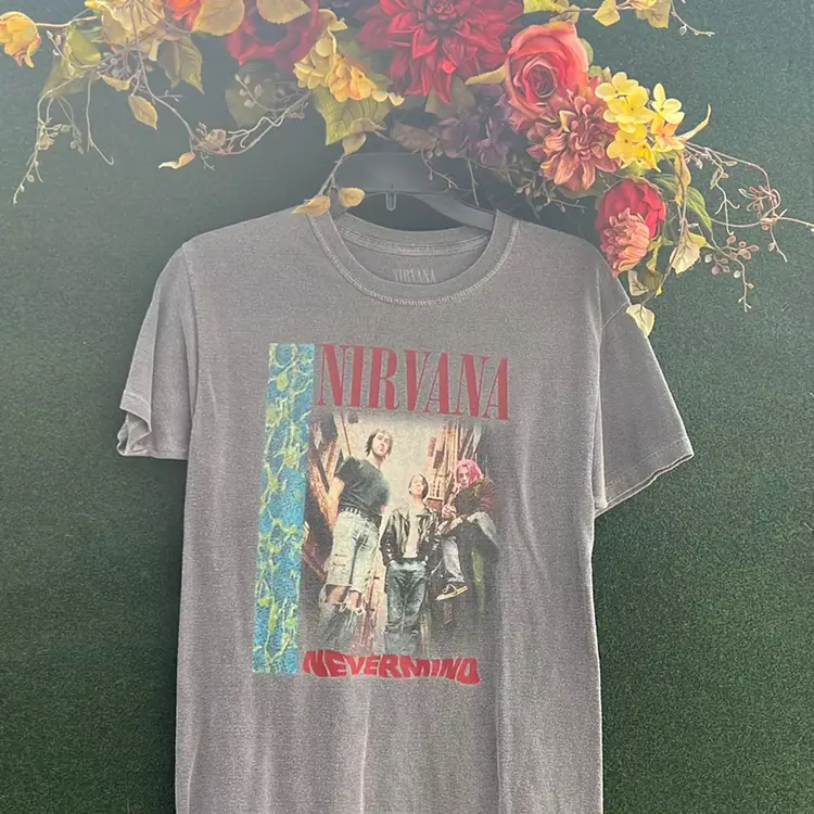 Nirvana Nevermind Gray T-Shirt