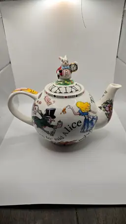 Alice in Wonderland “Mad Hatter’s Teaparty” Teapot – Cardew Design 2004