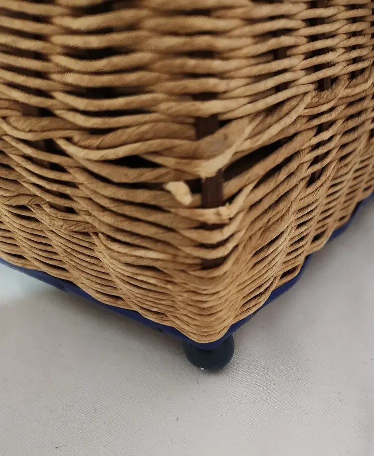 Wicker Sewing Basket-See Photos for Callouts