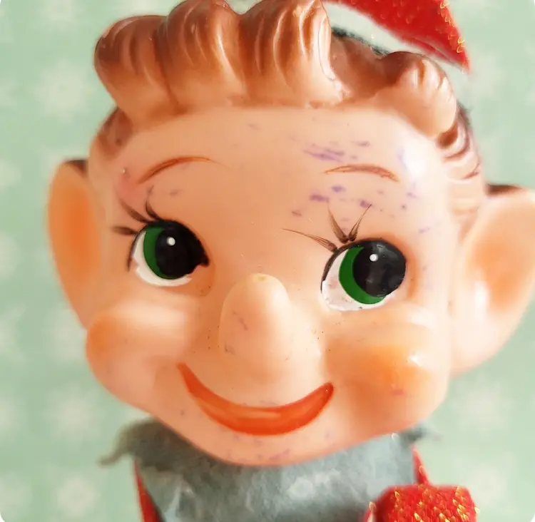 Vintage Big Head Knee Hugger Pixie- READ DETAILS