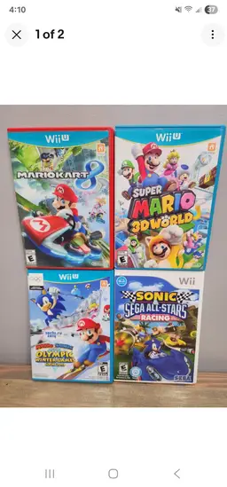 Used Game Bundle PS4 Wii WiiU Lot Of 7