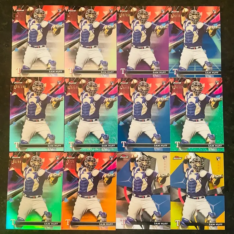 2021 Topps Finest Sam Huff Lot