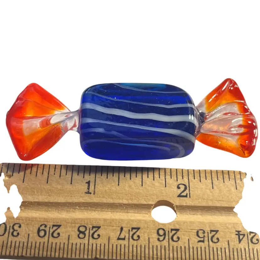 Vintage Unknown Artist Glass Candy 3” And Larger