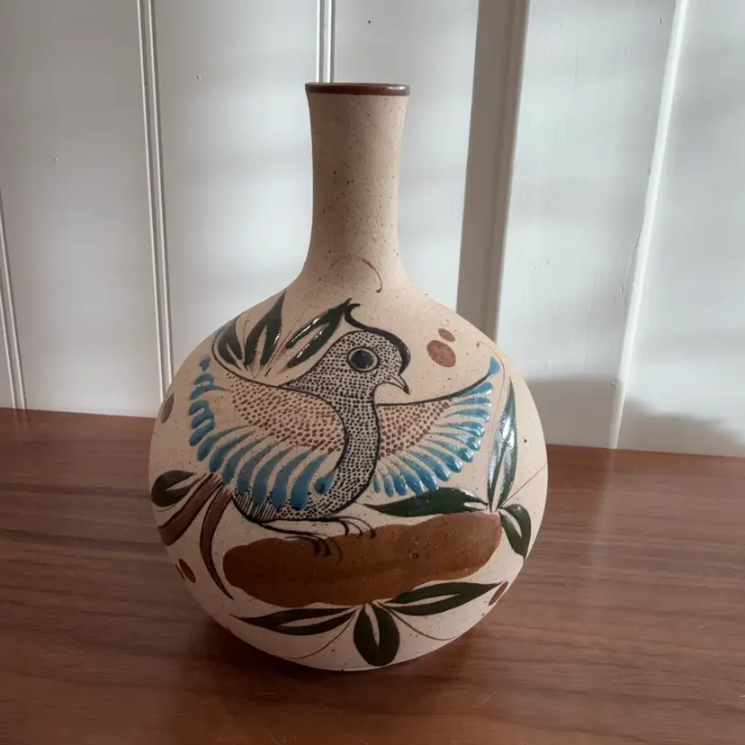 Tonala Vase With Bird