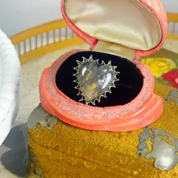 Sterling Silver Heart Ring Size 9